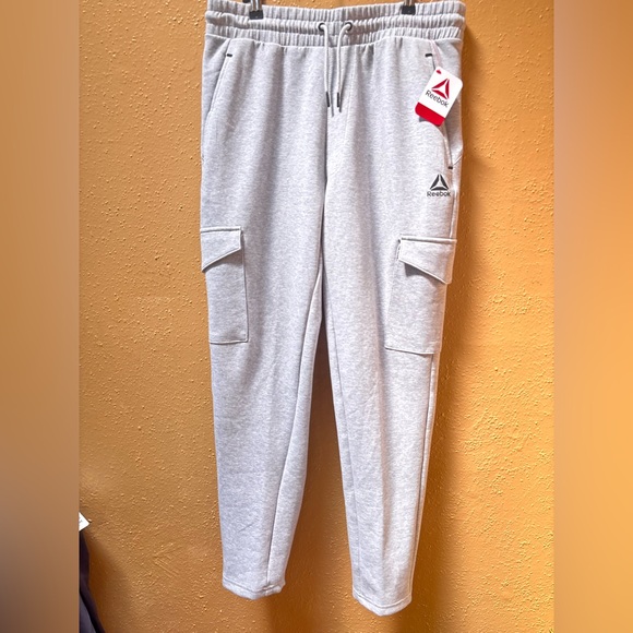 Reebok Men's Light Gray Joggers - Picture 3 of 5